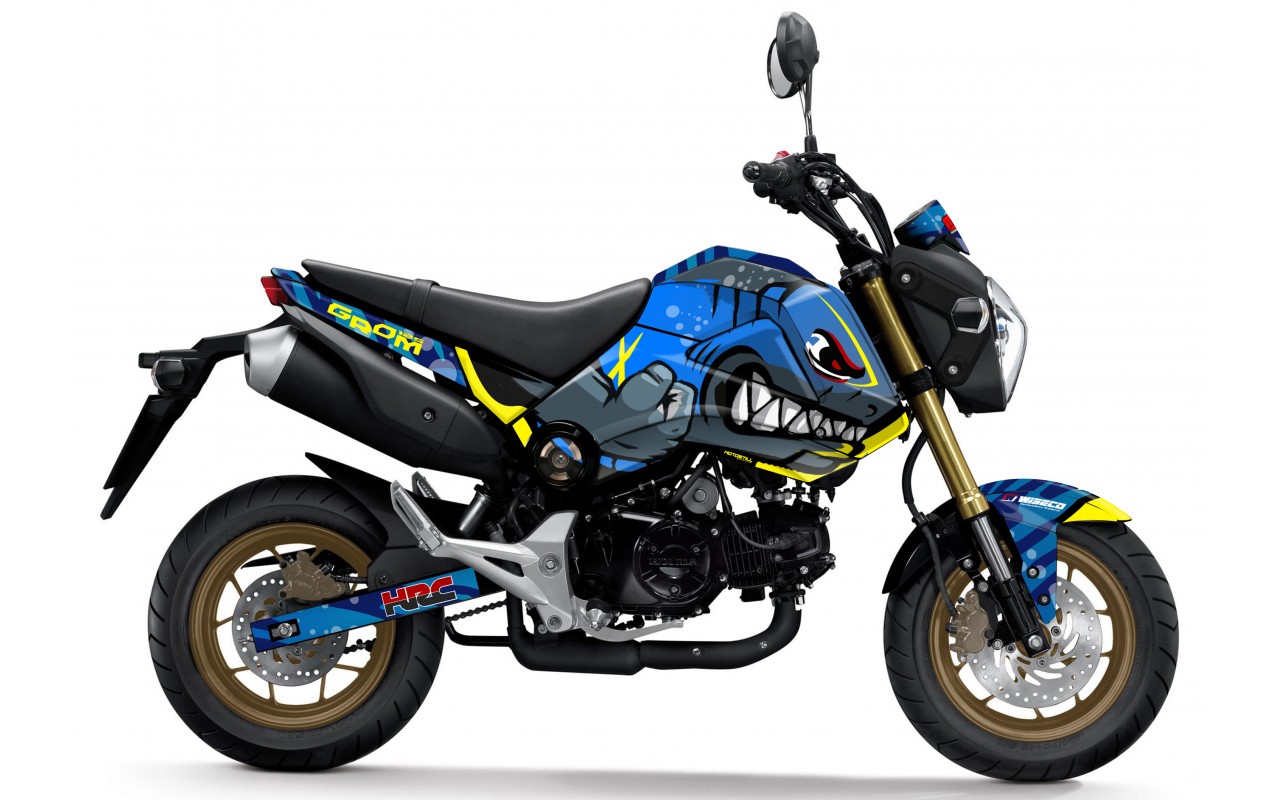 HONDA GROM MSX125 2013-2015 GRAPHIC STICKER SET DECAL KIT