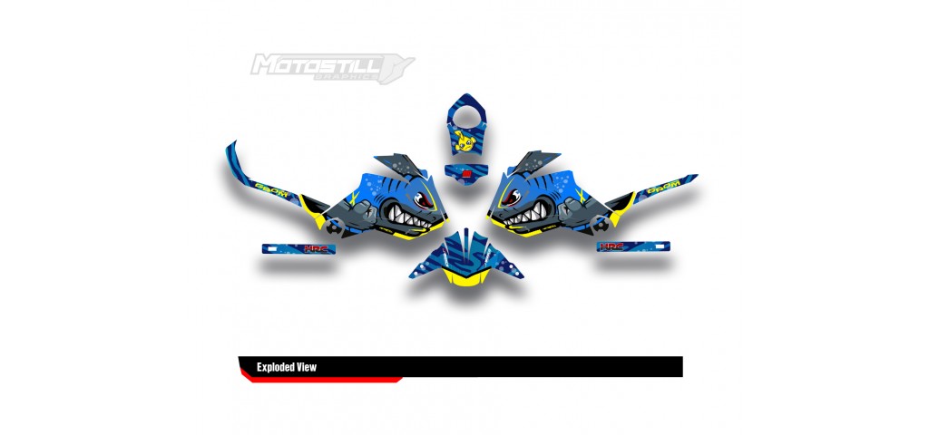 HONDA GROM MSX125 2013-2015 GRAPHIC SET / DECAL KIT