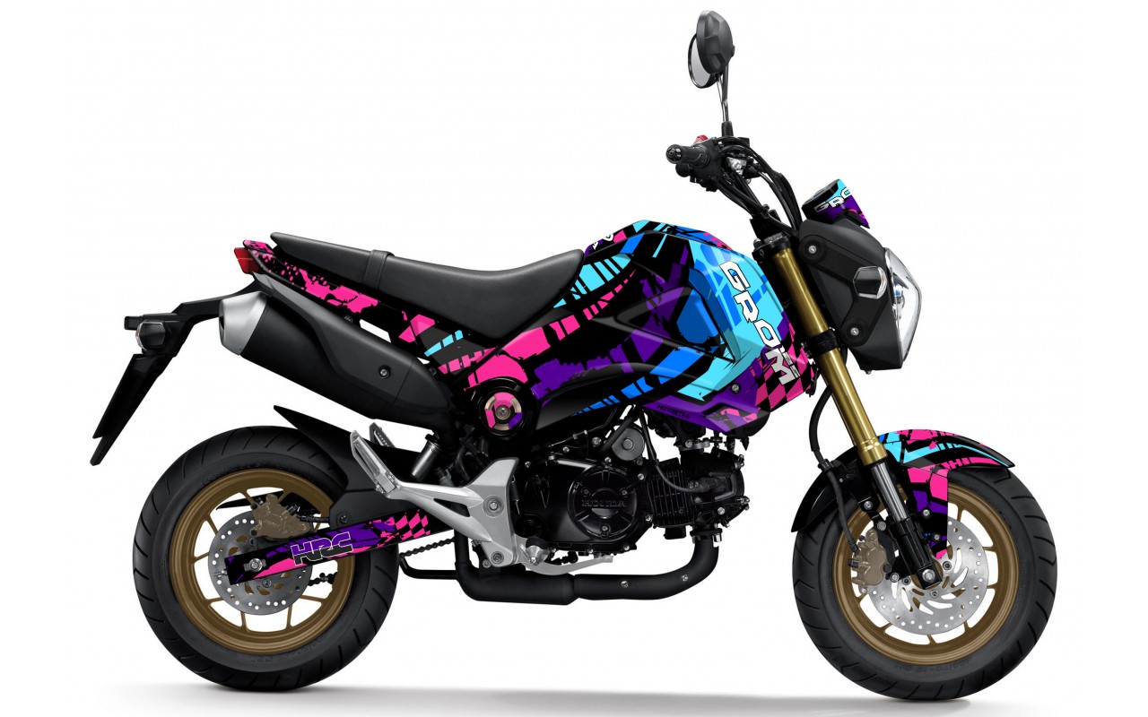 HONDA GROM MSX125 2013-2015 GRAPHIC STICKER SET DECAL KIT
