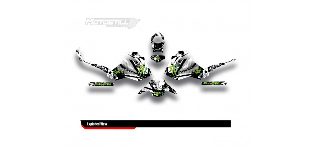 HONDA GROM MSX125 2013-2015 GRAPHIC SET / DECAL KIT