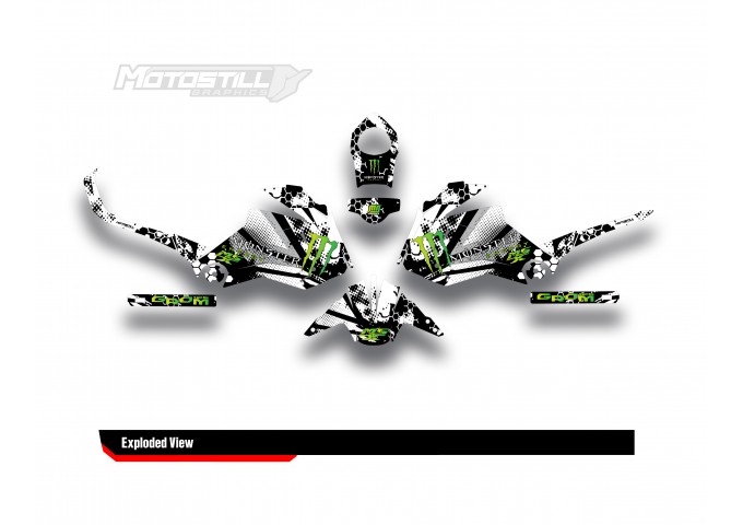HONDA GROM MSX125 2013-2015 GRAPHIC SET / DECAL KIT