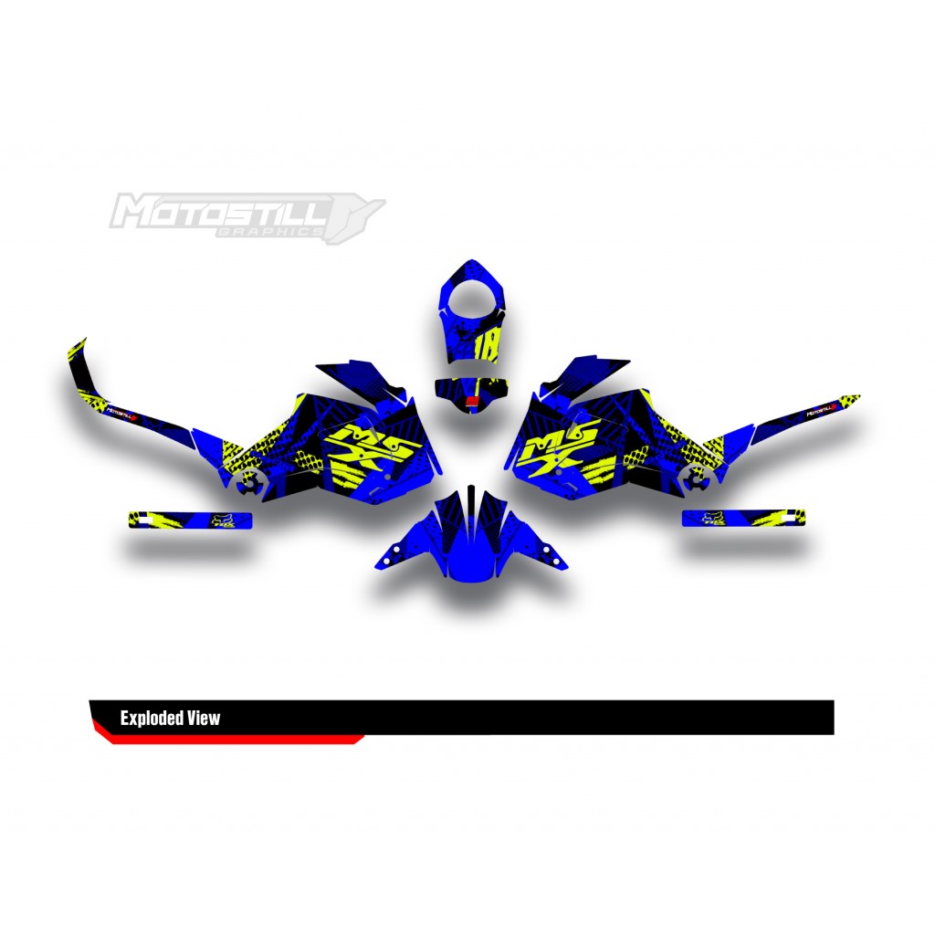 HONDA GROM MSX125 2013-2015 GRAPHIC SET / DECAL KIT