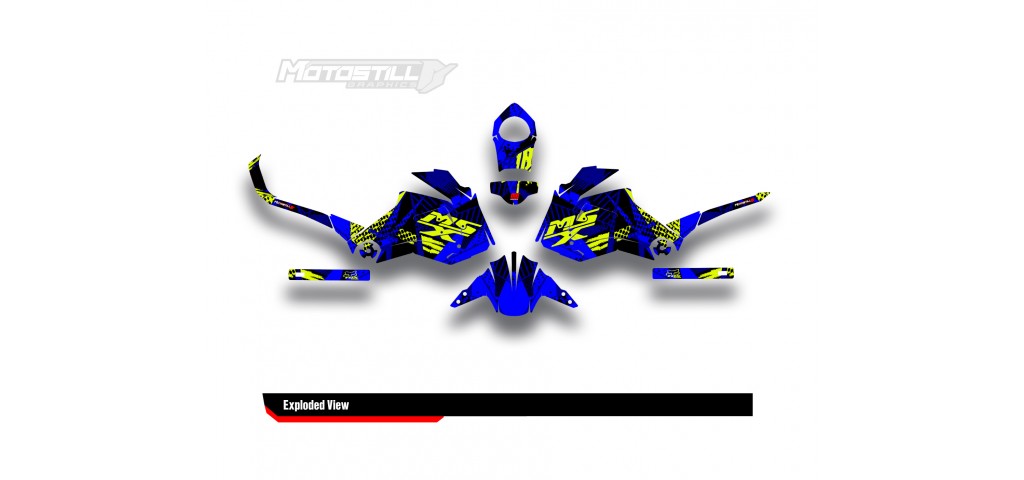 HONDA GROM MSX125 2013-2015 GRAPHIC SET / DECAL KIT