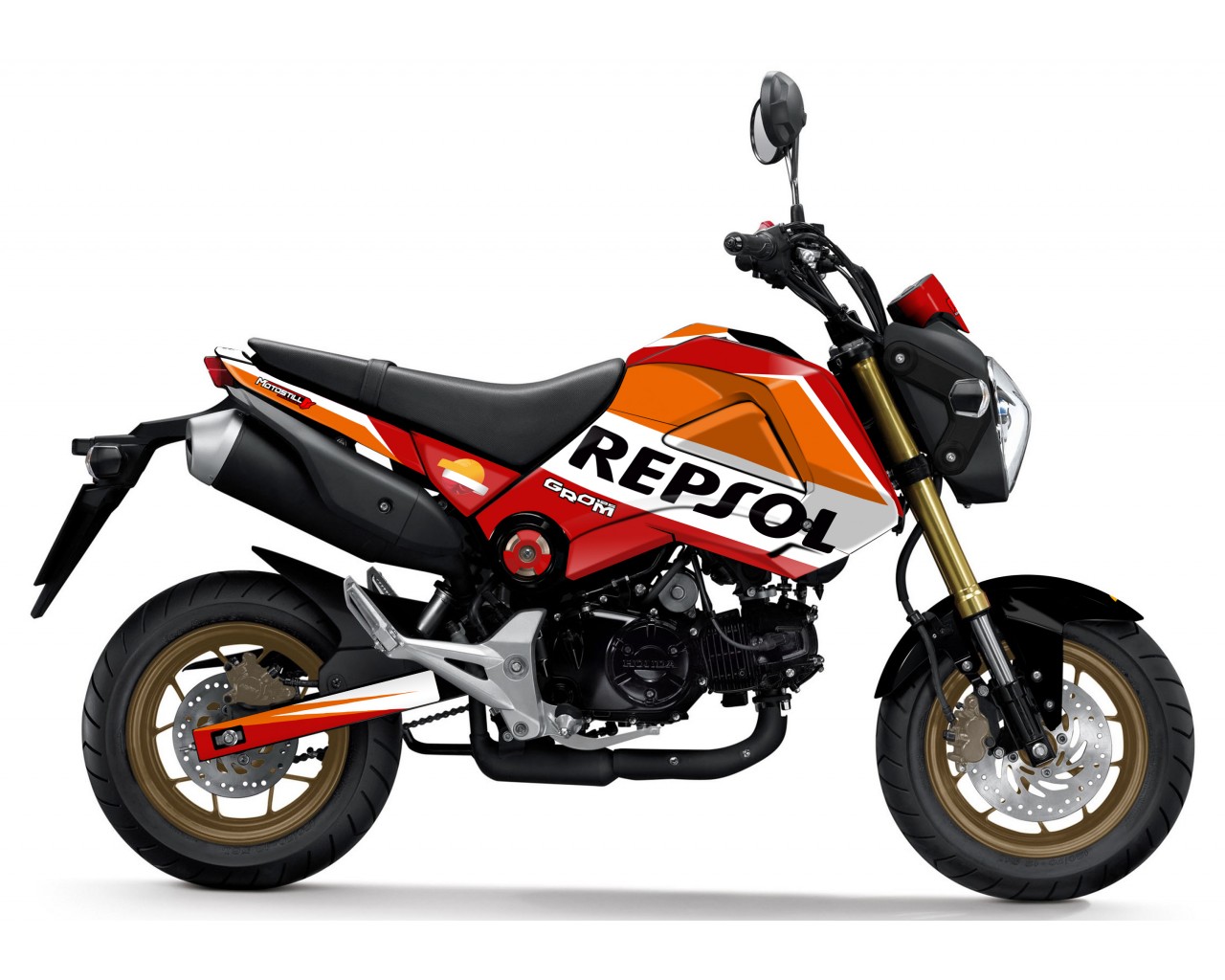 HONDA GROM MSX125 2013-2015 GRAPHIC SET / DECAL KIT