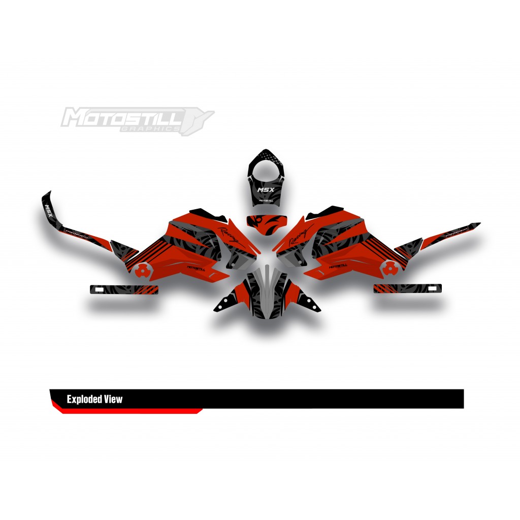 HONDA GROM MSX125 2013-2015 GRAPHIC SET / DECAL KIT