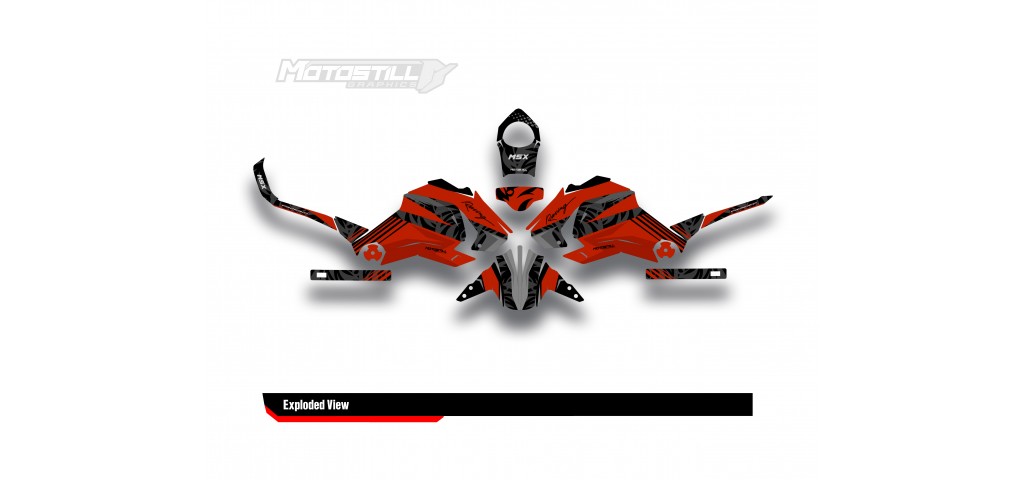 HONDA GROM MSX125 2013-2015 GRAPHIC SET / DECAL KIT
