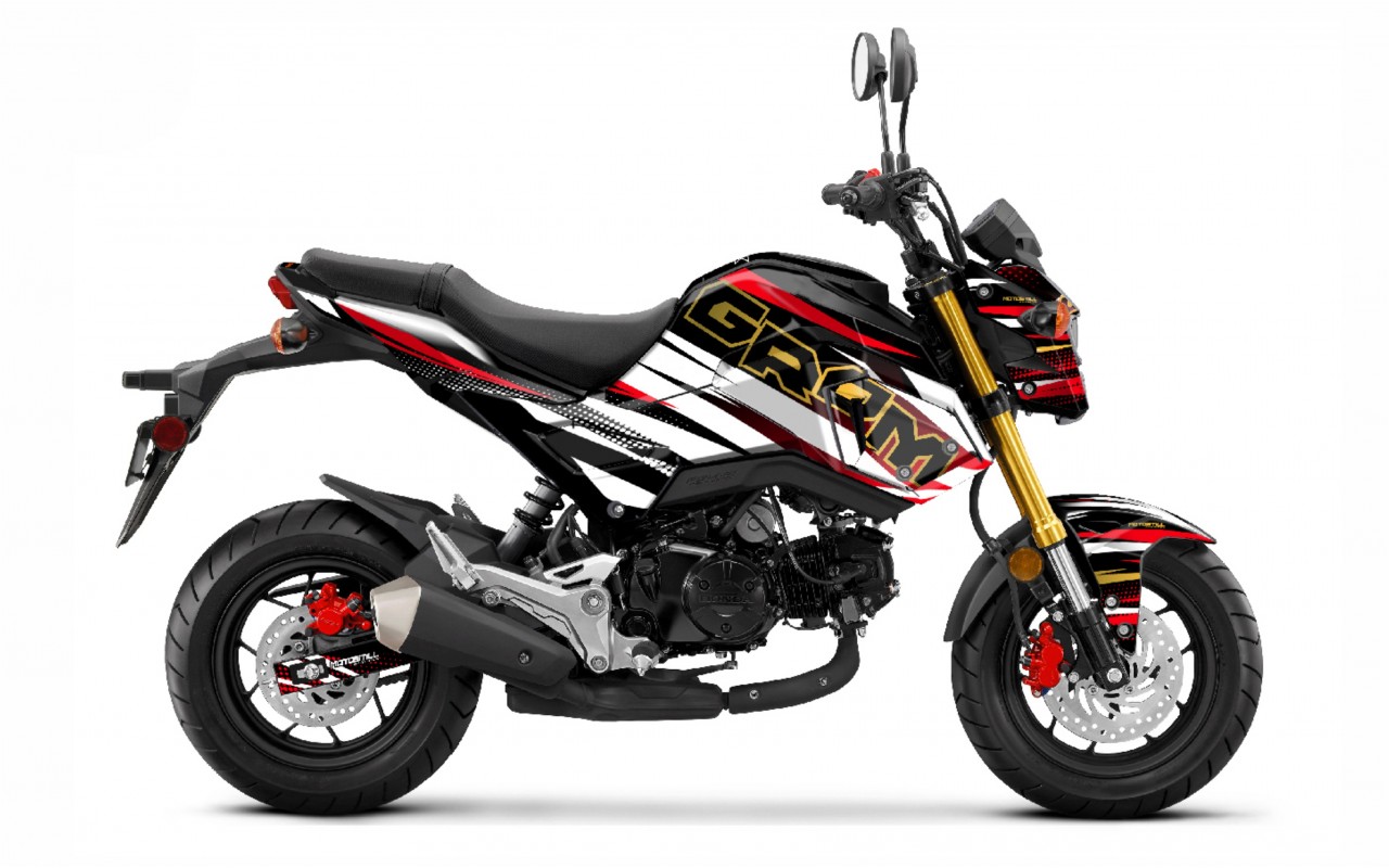 HONDA GROM MSX125 2017-2020 GRAPHIC STICKER SET DECAL KIT