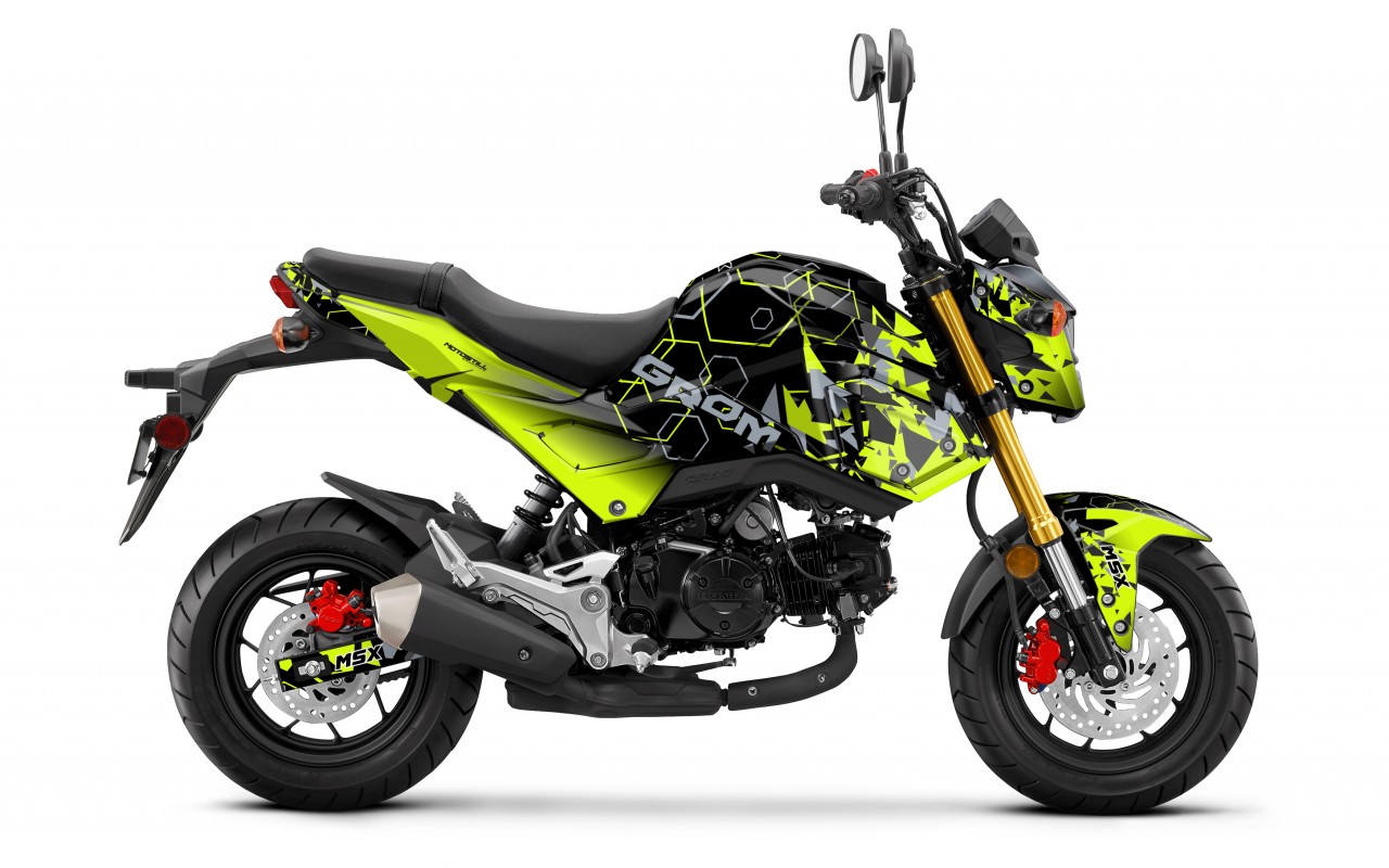 HONDA GROM MSX125 2017-2020 GRAPHIC STICKER SET DECAL KIT