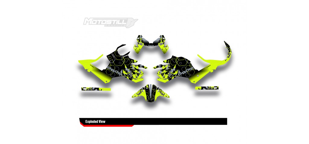HONDA GROM MSX125 2017-2020 GRAPHIC SET / DECAL KIT