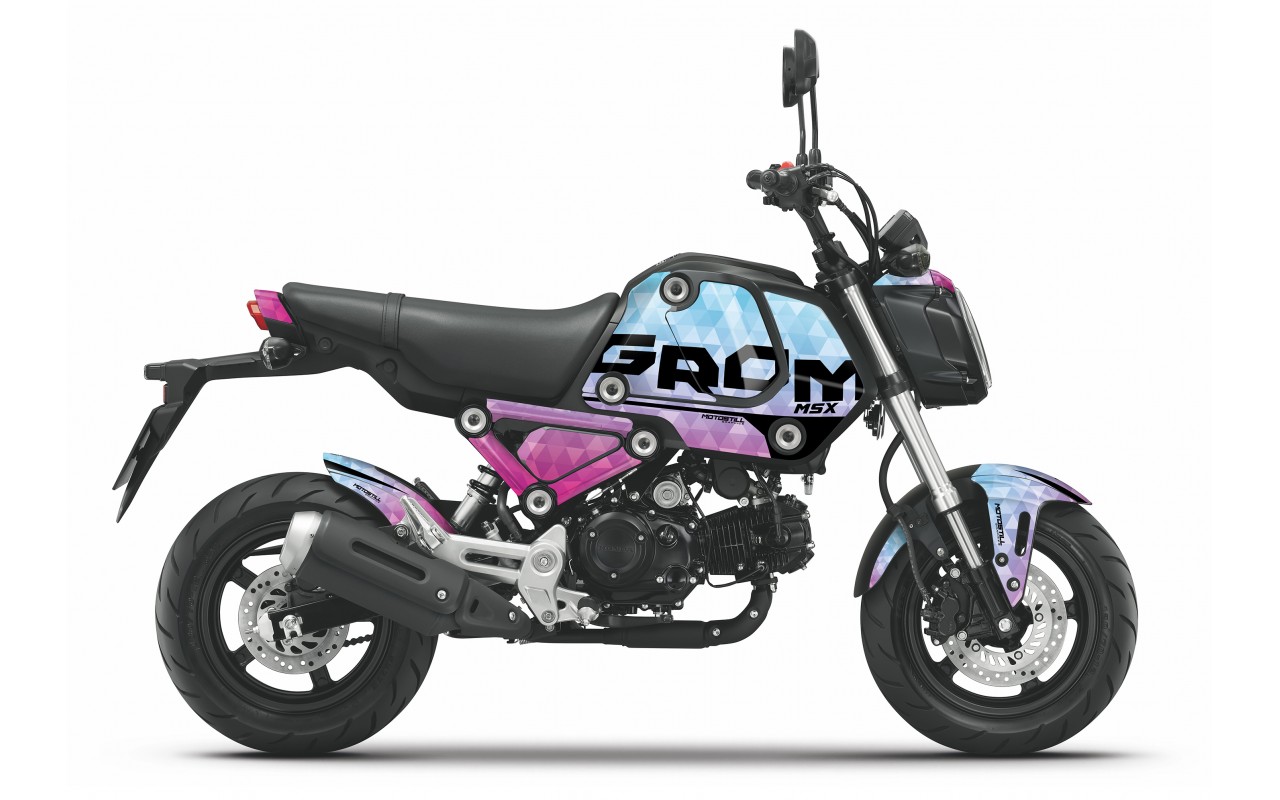 HONDA GROM MSX125 2021-2023 GRAPHIC STICKER SET DECAL KIT