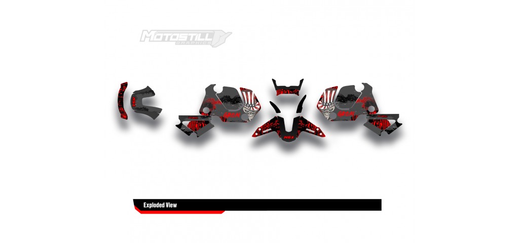 HONDA GROM MSX125 2021-2023 GRAPHIC SET / DECAL KIT