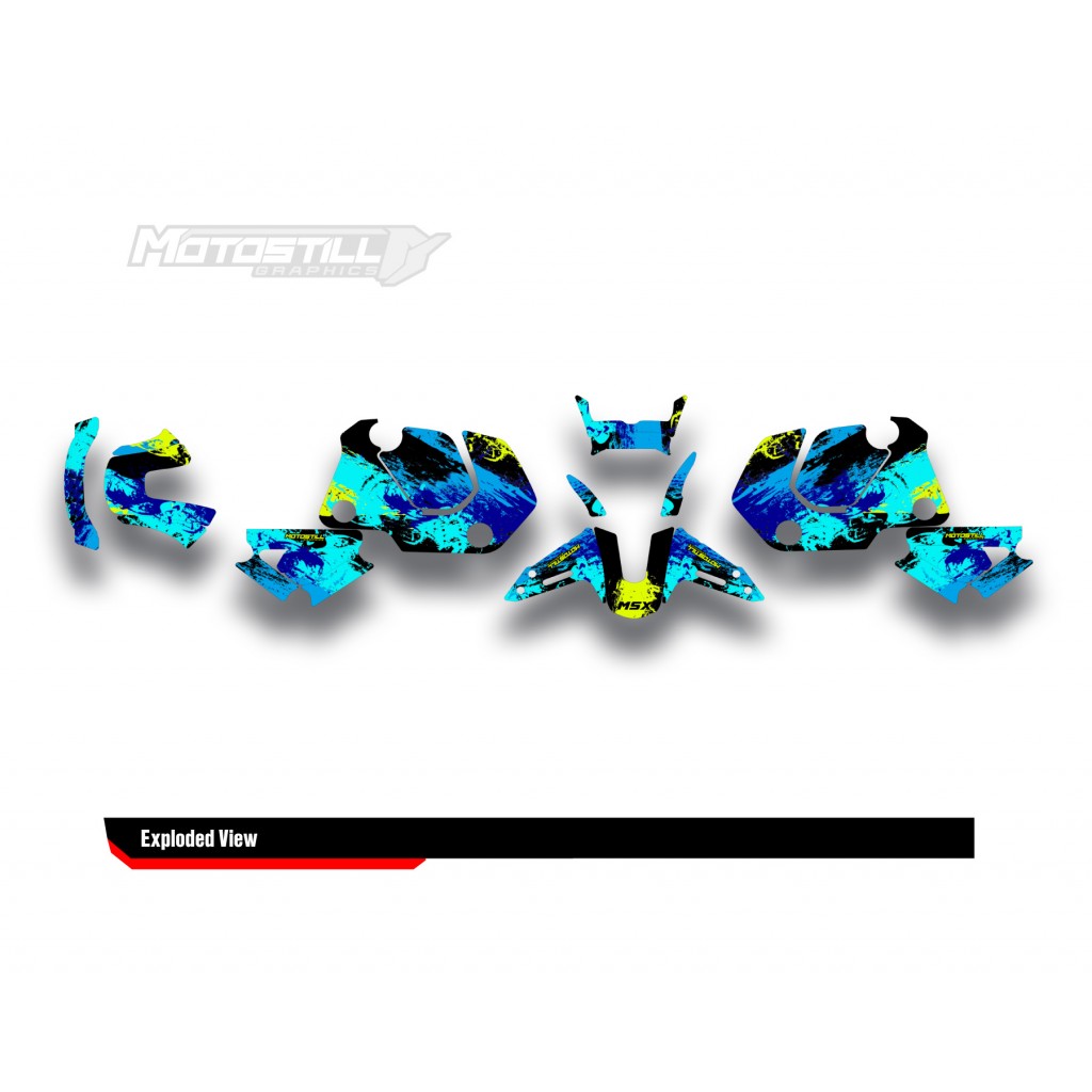 HONDA GROM MSX125 2021-2023 GRAPHIC SET / DECAL KIT