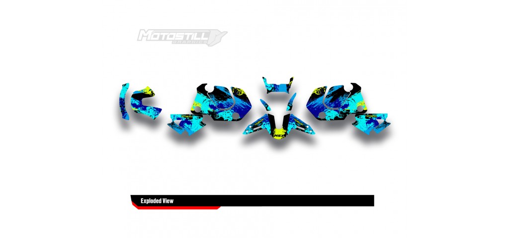 HONDA GROM MSX125 2021-2023 GRAPHIC SET / DECAL KIT