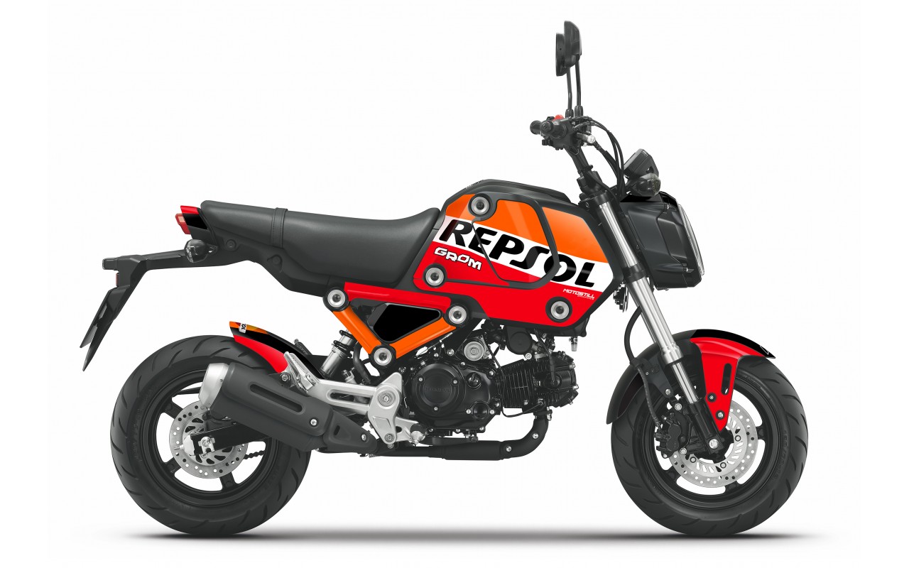 HONDA GROM MSX125 2021-2023 GRAPHIC STICKER SET DECAL KIT