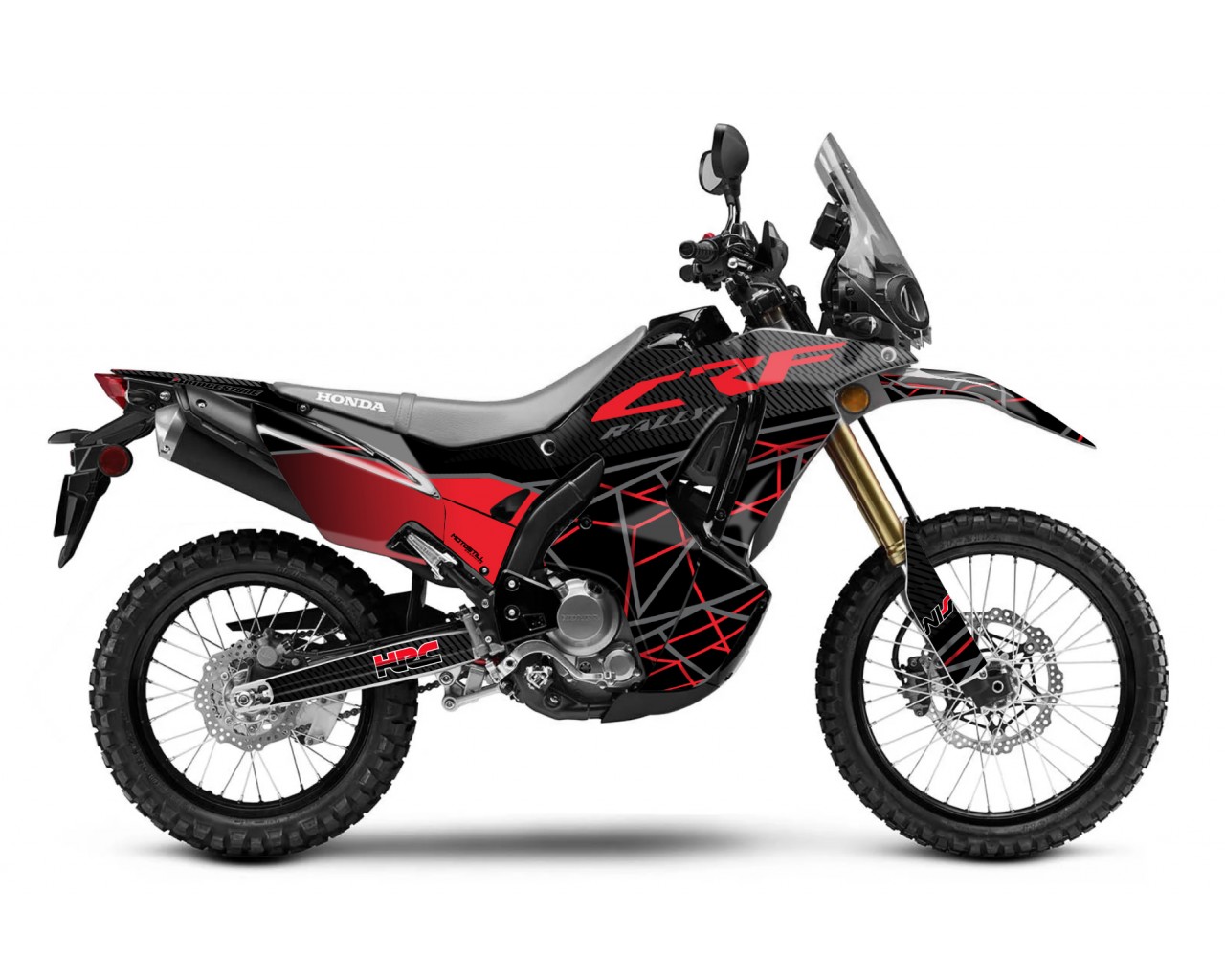 HONDA CRF 250-300 RALLY GRAPHIC SET - DECAL KIT