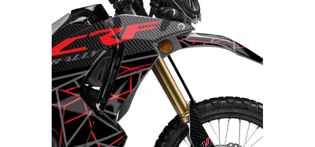 HONDA CRF 250-300 RALLY GRAPHIC SET - DECAL KIT