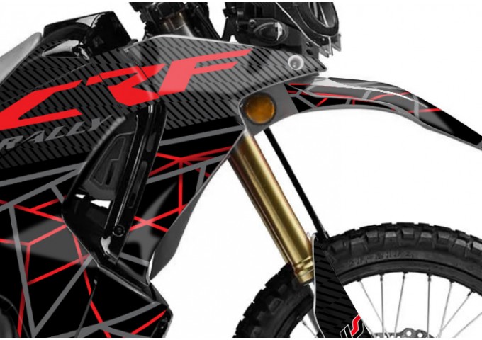 HONDA CRF 250-300 RALLY GRAPHIC SET - DECAL KIT