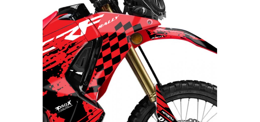 HONDA CRF 250-300 RALLY GRAPHIC SET - DECAL KIT