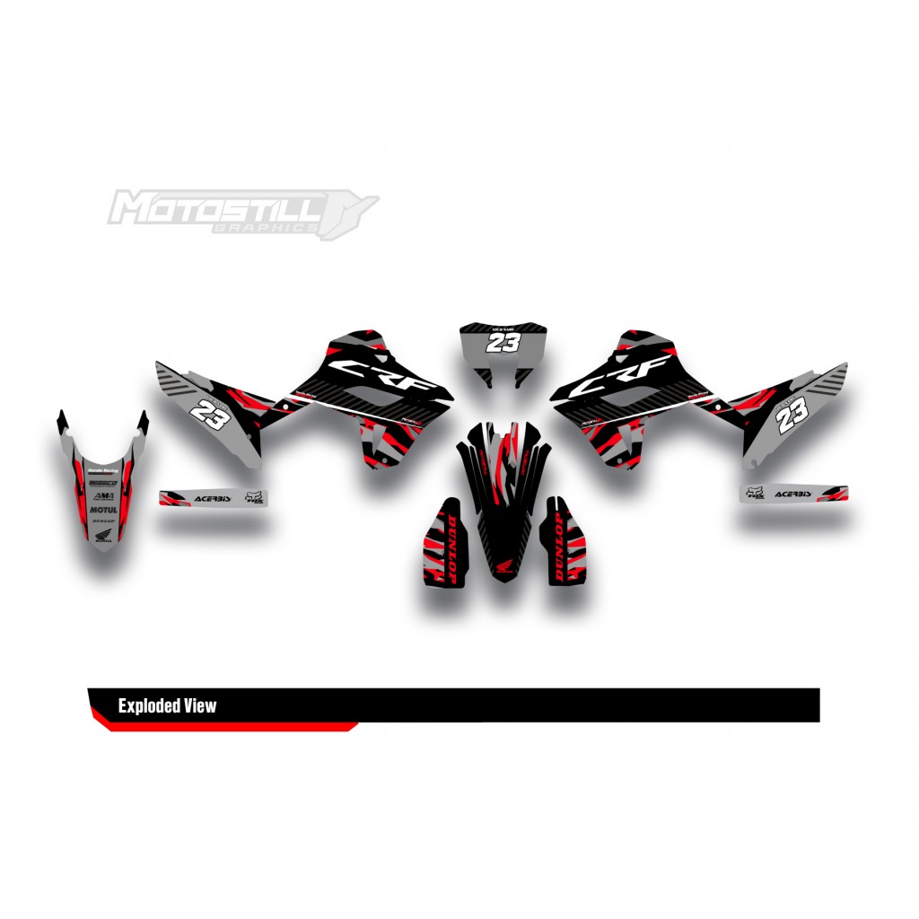 HONDA CRF 250L - 300L GRAPHIC SET DECAL KIT