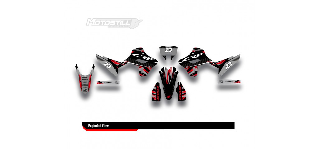 HONDA CRF 250L - 300L GRAPHIC SET DECAL KIT