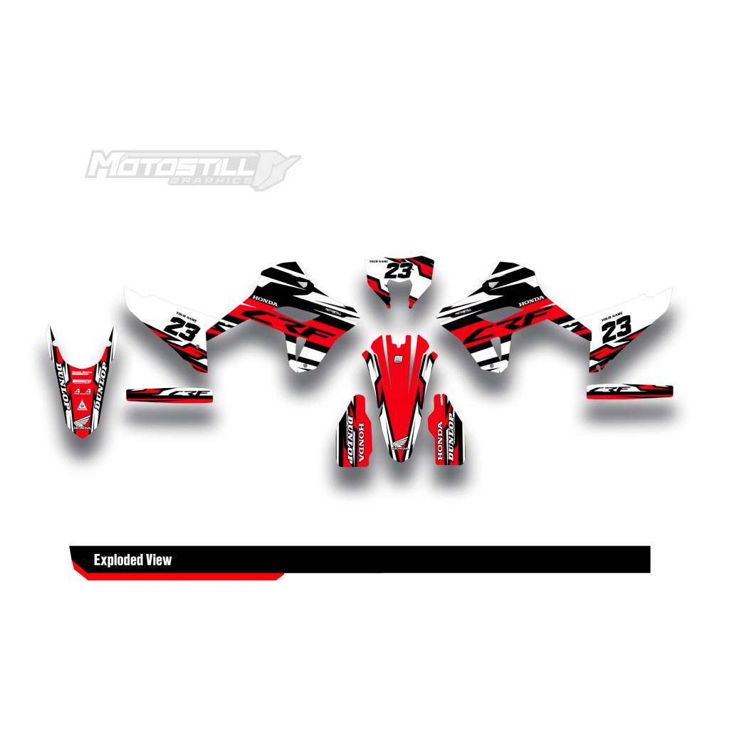 HONDA CRF 250L - 300L GRAPHIC SET DECAL KIT