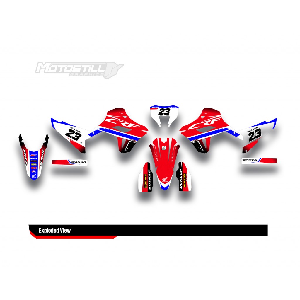 HONDA CRF 250L - 300L GRAPHIC SET DECAL KIT