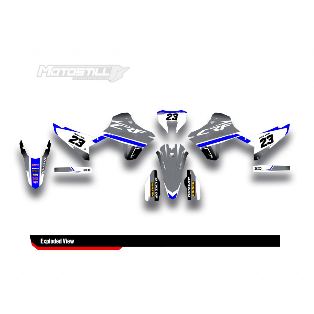HONDA CRF 250L - 300L GRAPHIC SET DECAL KIT