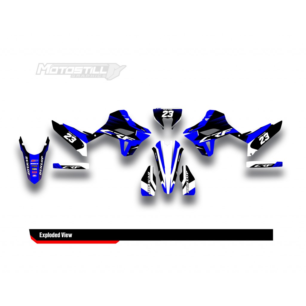 HONDA CRF 250L - 300L GRAPHIC SET DECAL KIT