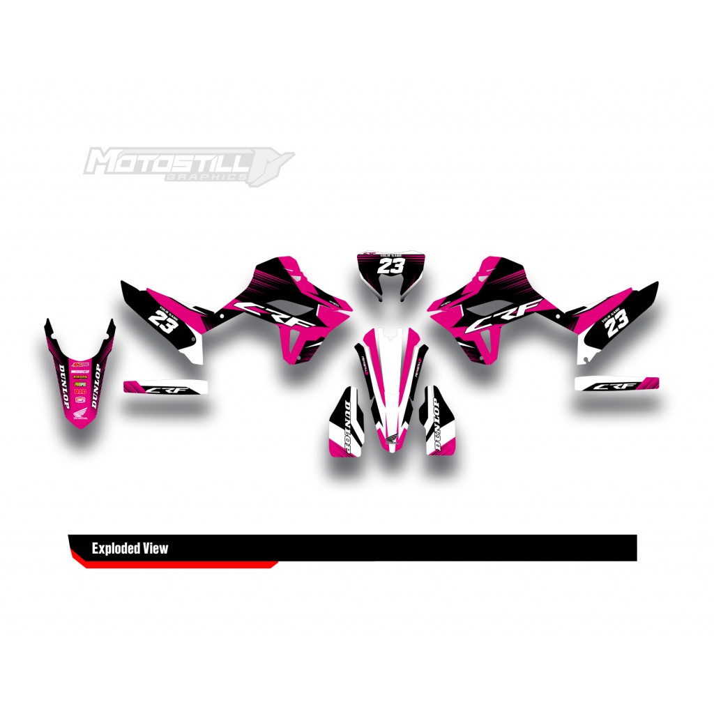 HONDA CRF 250L - 300L GRAPHIC SET DECAL KIT