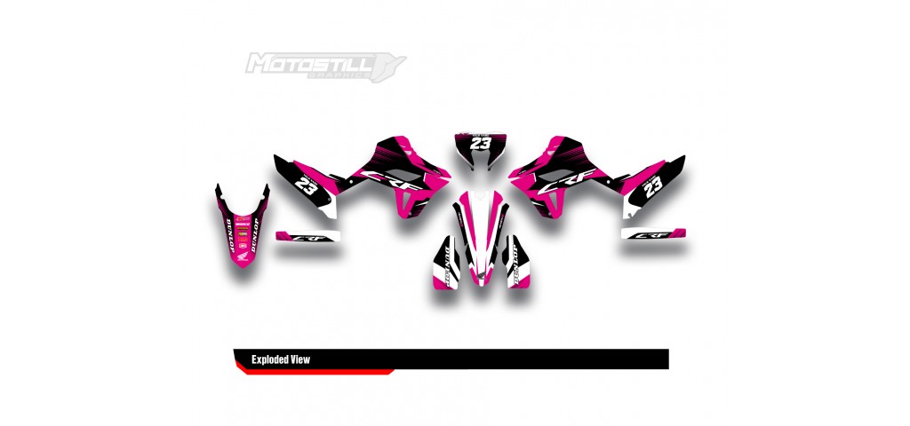 HONDA CRF 250L - 300L GRAPHIC SET DECAL KIT