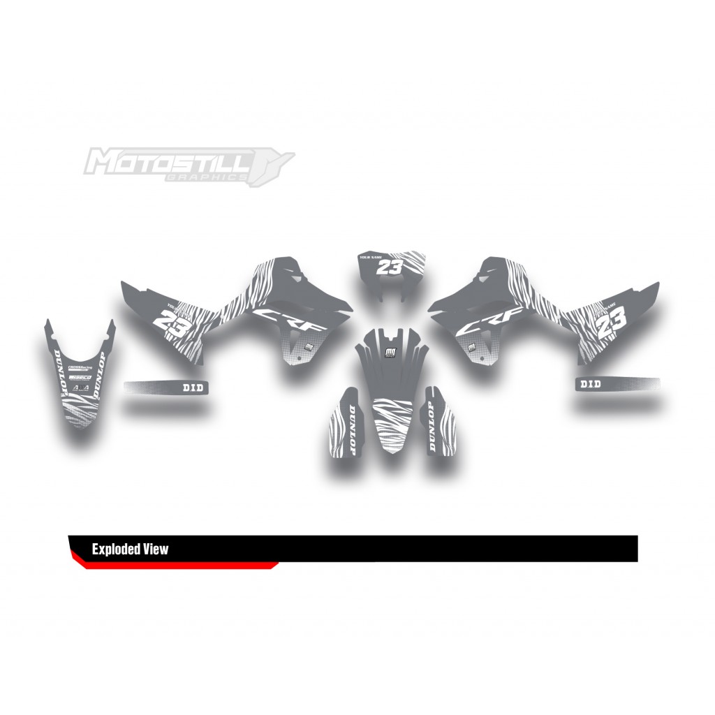 HONDA CRF 250L - 300L GRAPHIC SET DECAL KIT