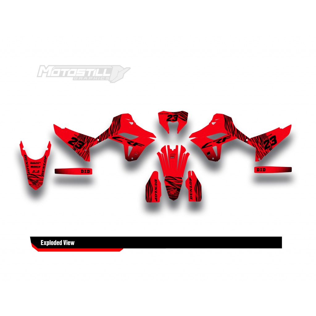 HONDA CRF 250L - 300L GRAPHIC SET DECAL KIT