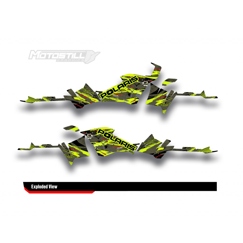 POLARIS SPORTSMAN 570 GRAPHIC STICKER SET - DECAL KIT