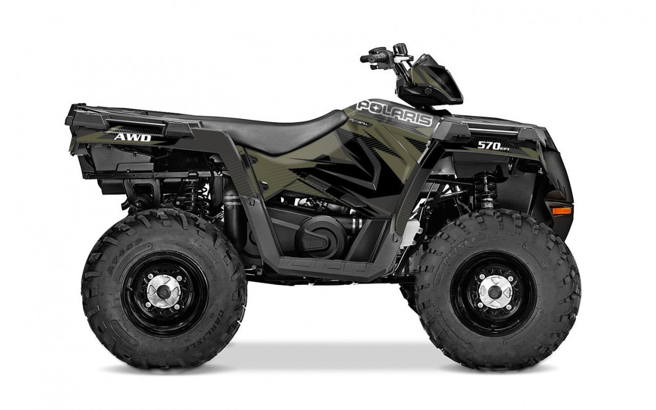 POLARIS SPORTSMAN 570 GRAPHIC STICKER SET - DECAL KIT