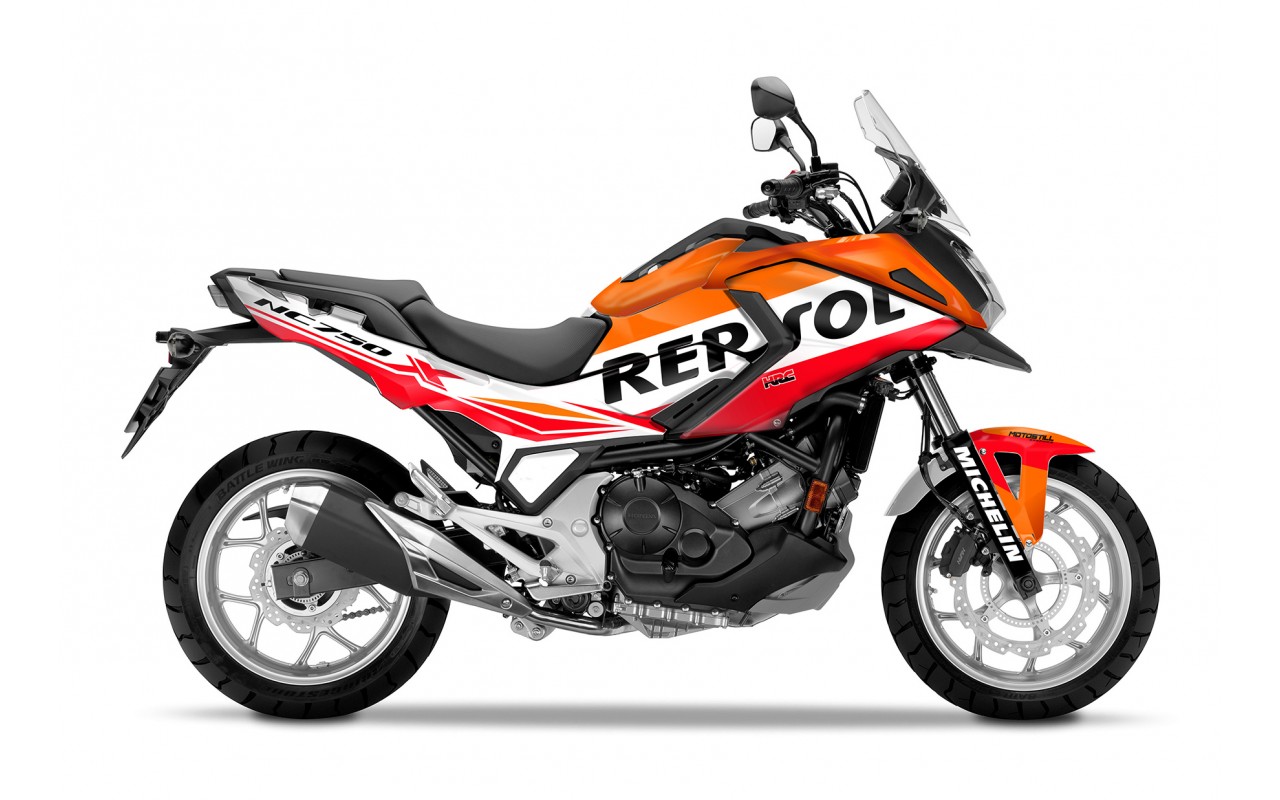 HONDA NC 750 X GRAPHIC STICKER SET DECAL KIT 2016 - 2020