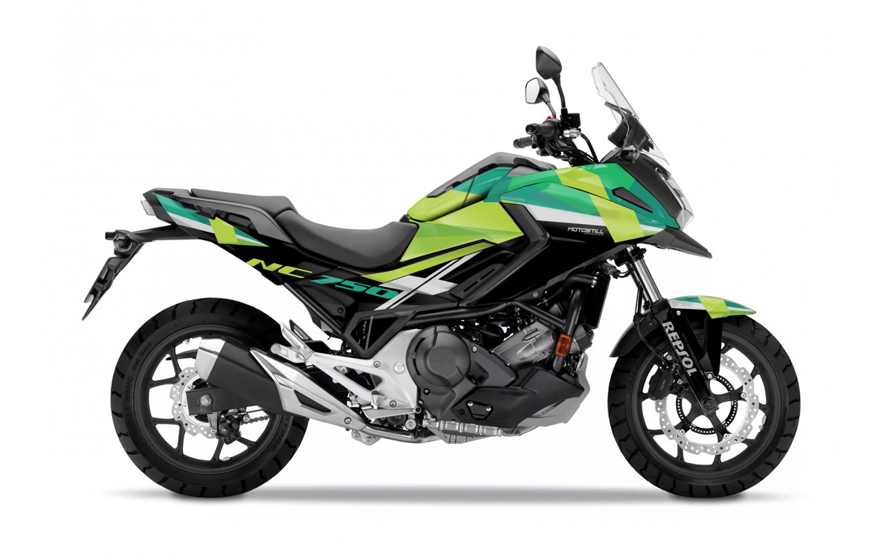 HONDA NC 750 X GRAPHIC STICKER SET DECAL KIT 2016 - 2020