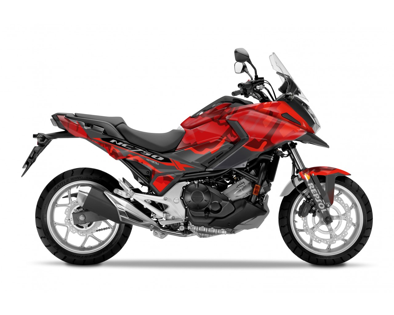 HONDA NC 750 X 2016 - 2020 GRAPHIC SET - DECAL KIT