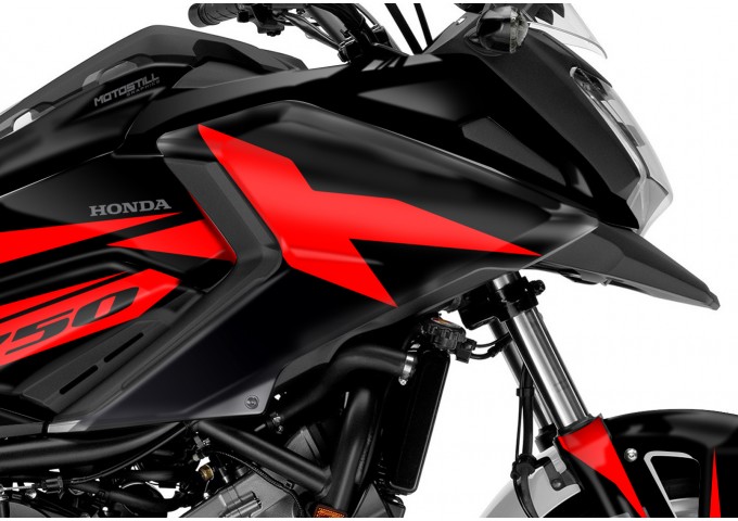 HONDA NC 750 X 2016 - 2020 GRAPHIC SET - DECAL KIT