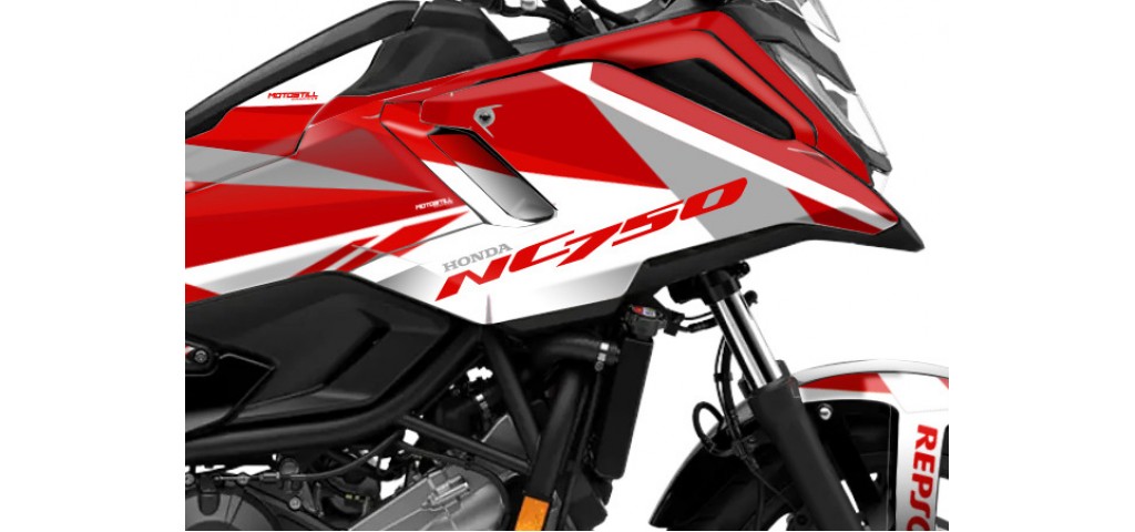 HONDA NC 750 X GRAPHIC SET - DECAL KIT
