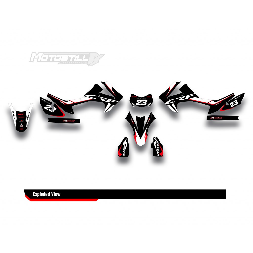 HONDA CRF 250L - 300L GRAPHIC SET DECAL KIT