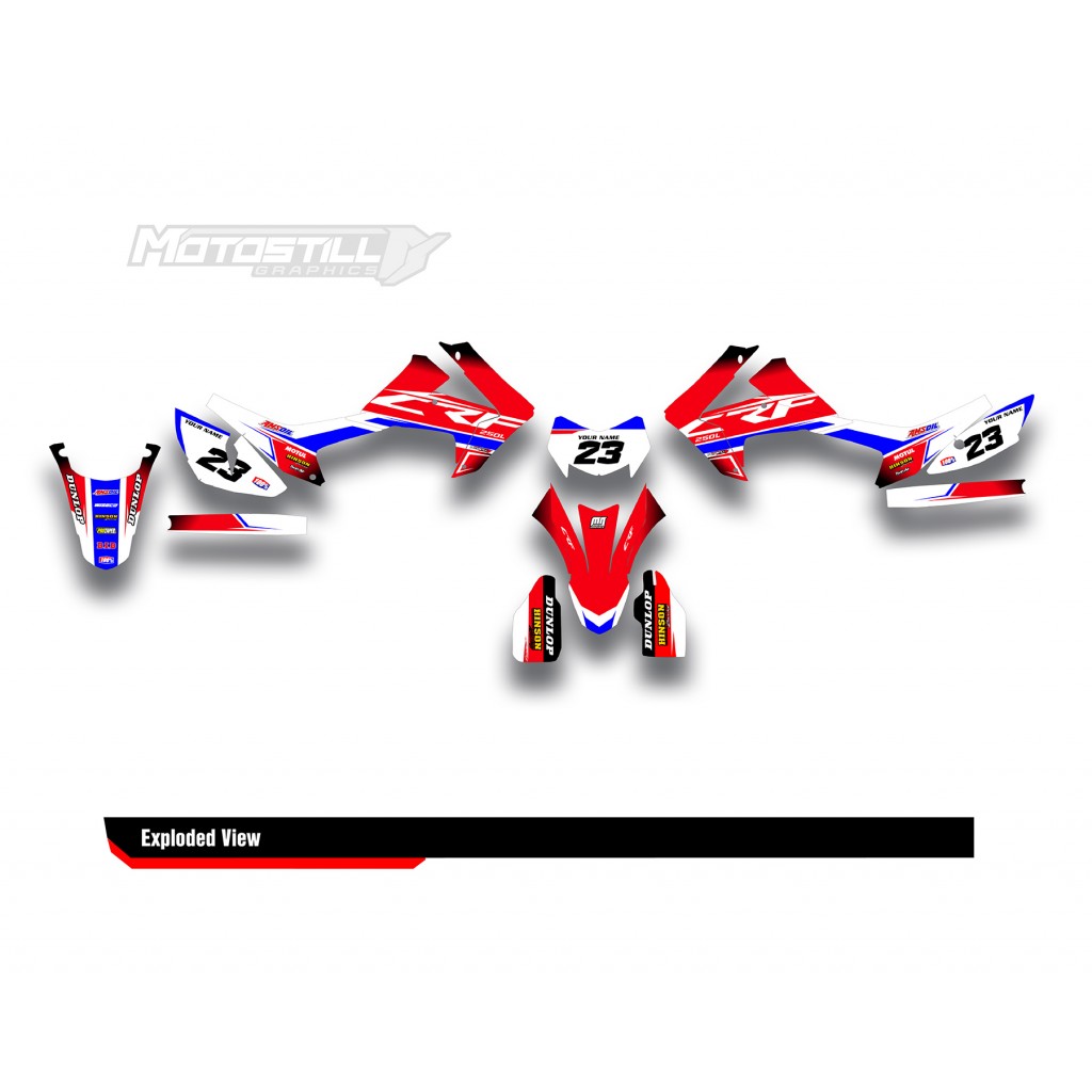 HONDA CRF 250L - 300L GRAPHIC SET DECAL KIT