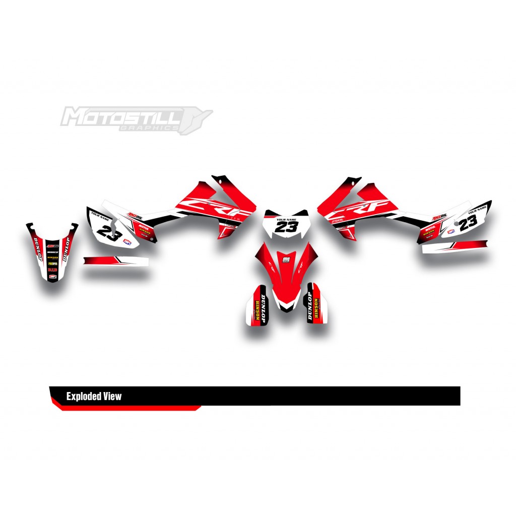 HONDA CRF 250L - 300L GRAPHIC SET DECAL KIT