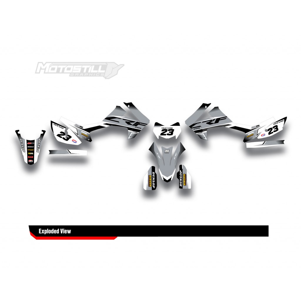 HONDA CRF 250L - 300L GRAPHIC SET DECAL KIT HONDA CRF 250L - 300L GRAPHIC SET DECAL KIT