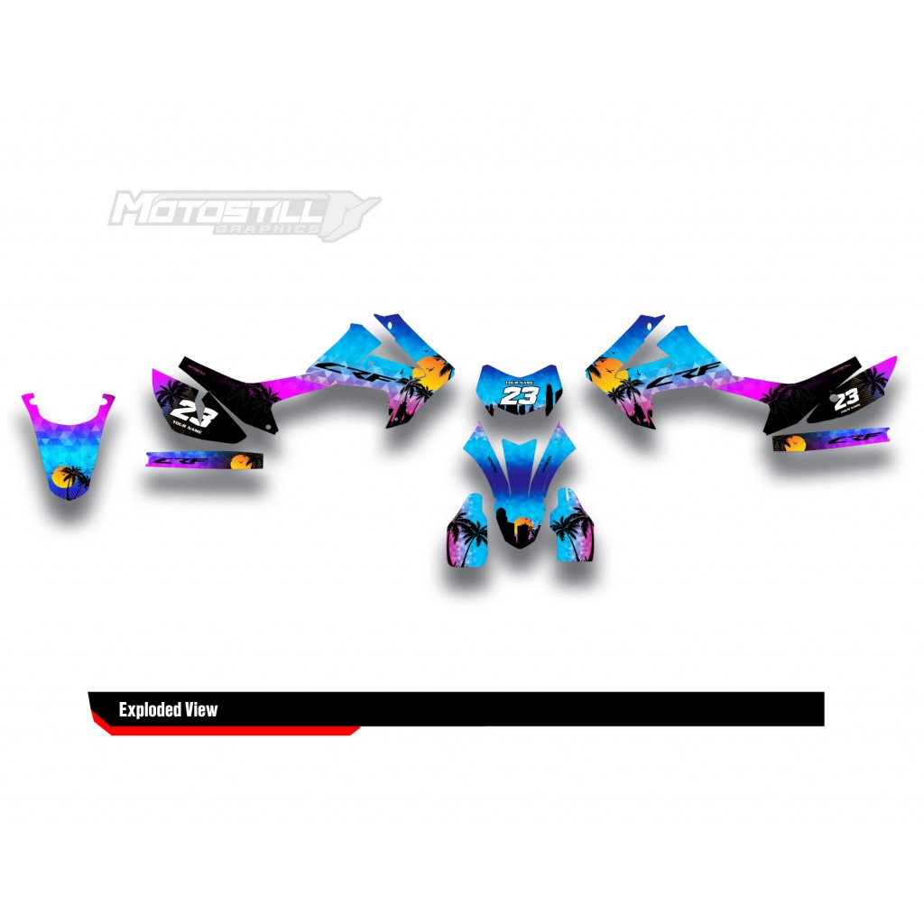 HONDA CRF 250L - 300L GRAPHIC SET DECAL KIT