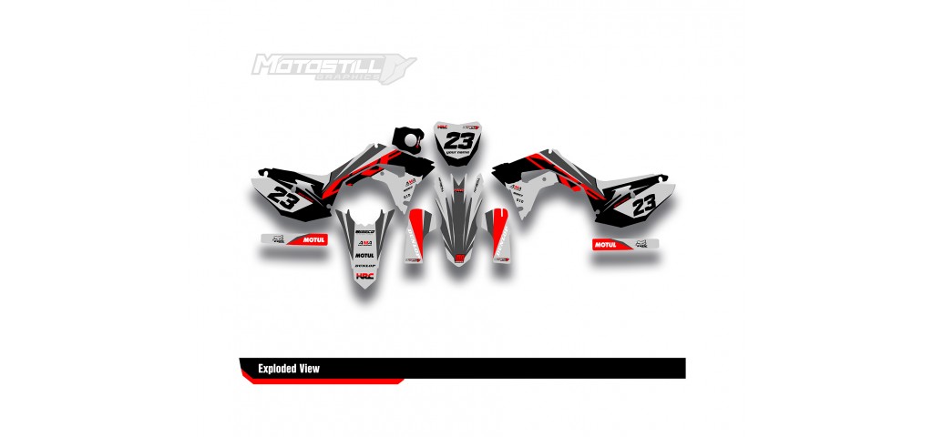 HONDA CRF 250R - 450R GRAPHIC SET DECAL KIT