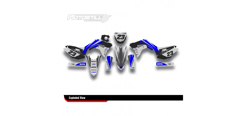 HONDA CRF 250R - 450R GRAPHIC SET DECAL KIT
