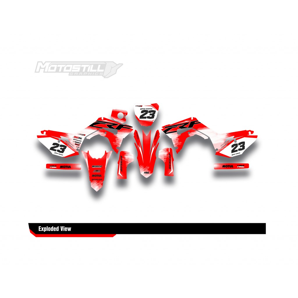 HONDA CRF 250R - 450R GRAPHIC SET DECAL KIT