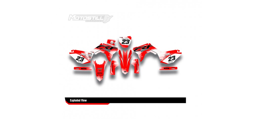 HONDA CRF 250R - 450R GRAPHIC SET DECAL KIT
