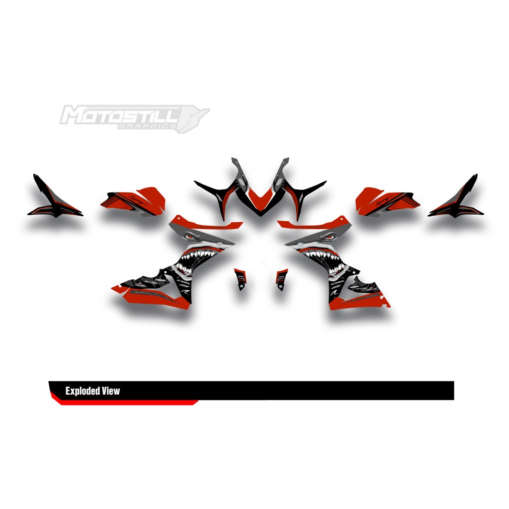 HONDA CBR 650 R 2019-2022 GRAPHIC SET - DECAL KIT