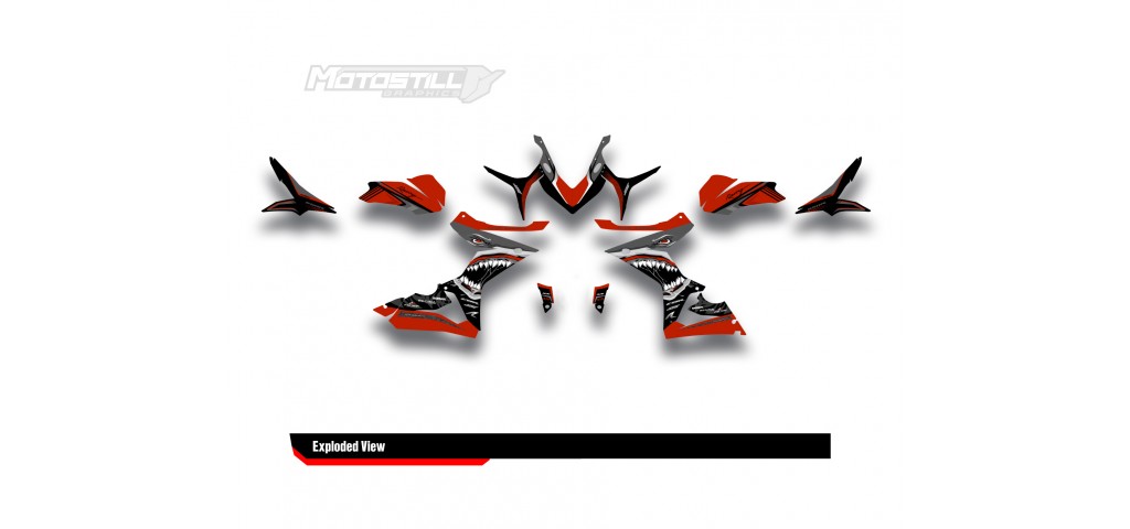 HONDA CBR 650 R 2019-2022 GRAPHIC SET - DECAL KIT
